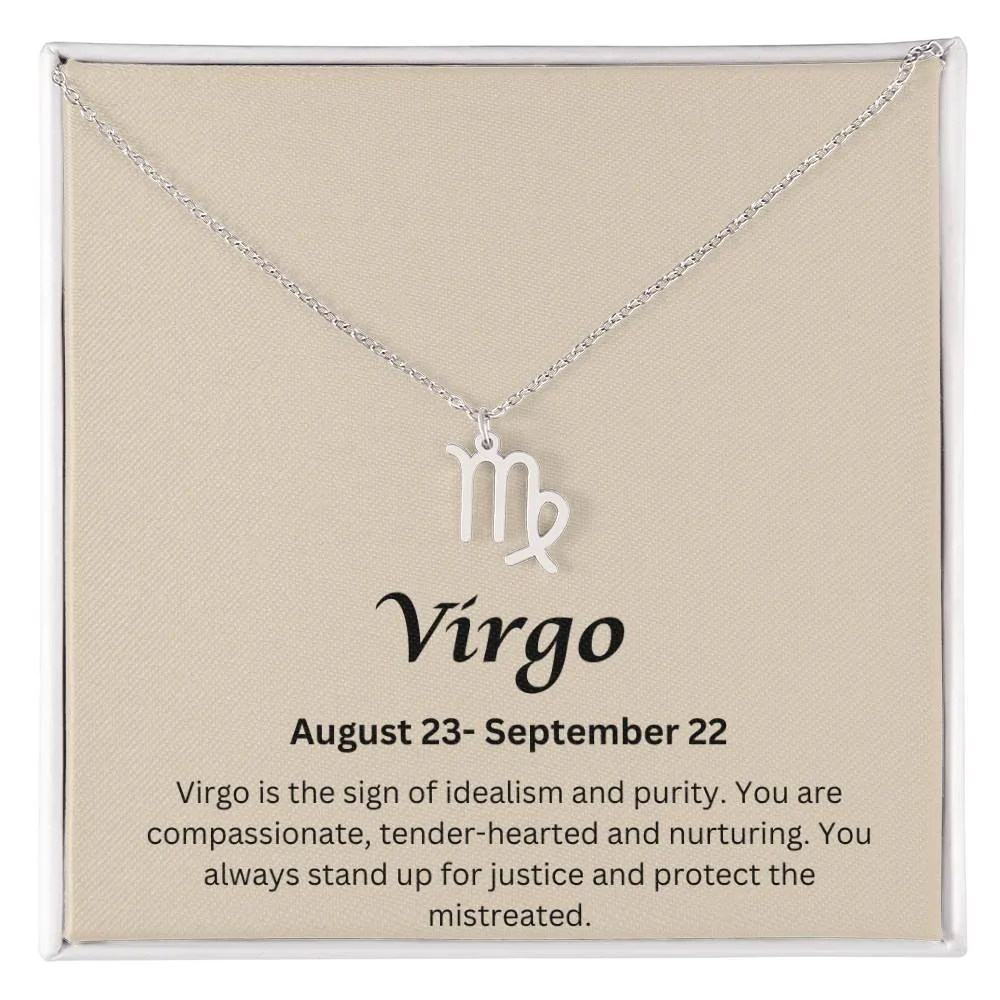 Virgo Sign Necklace