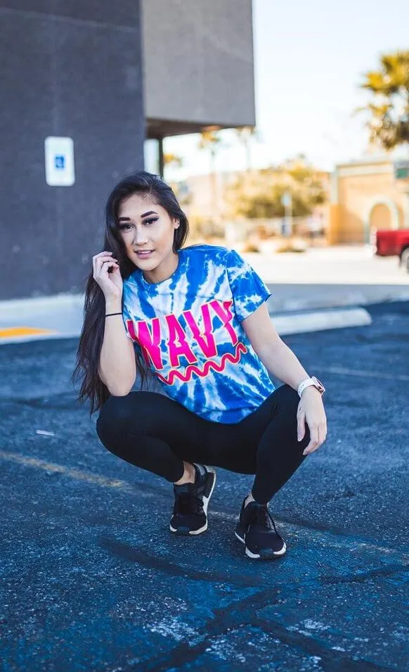 Wavy | Blueberry Cruise Tee