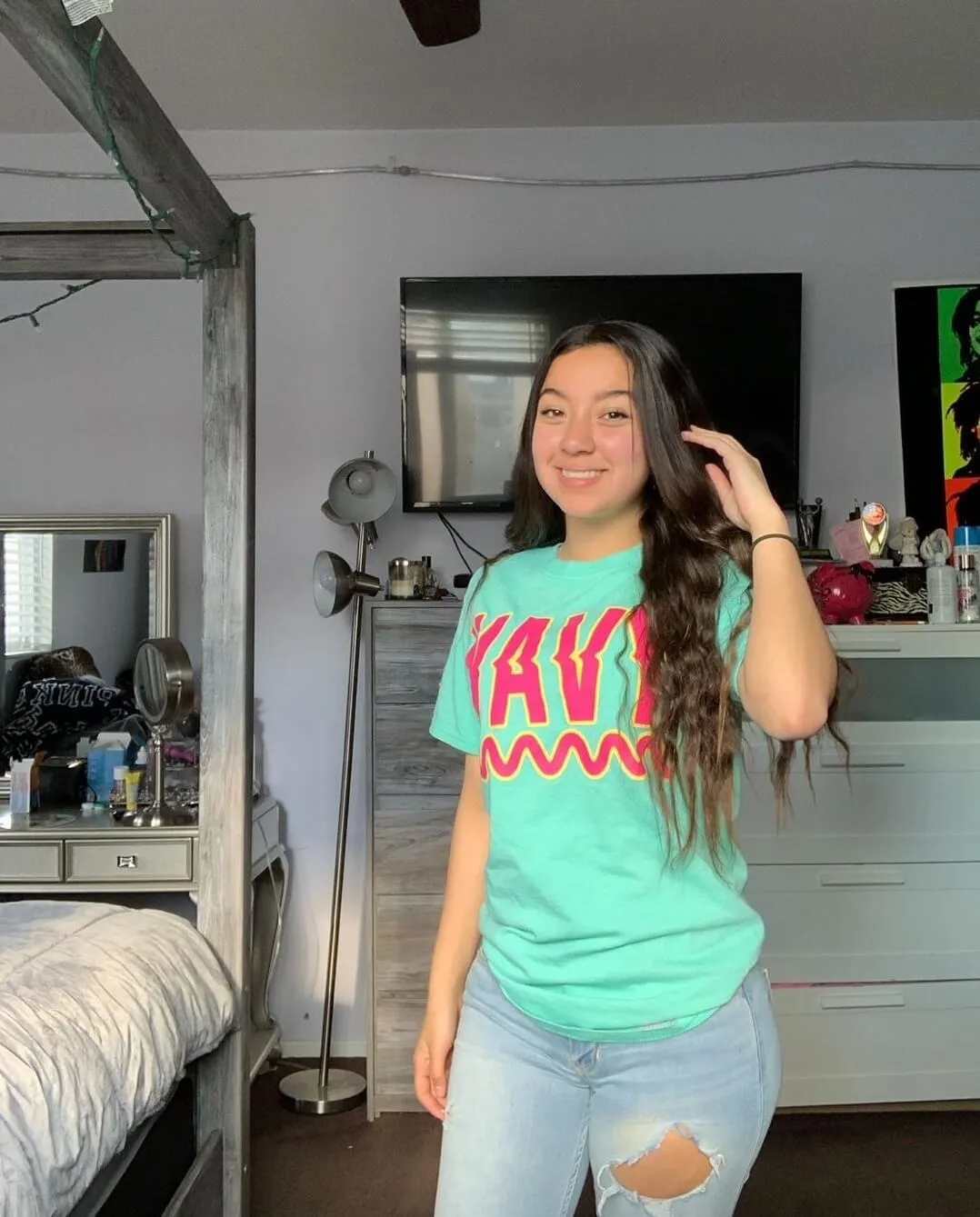 Wavy | Mint Tee
