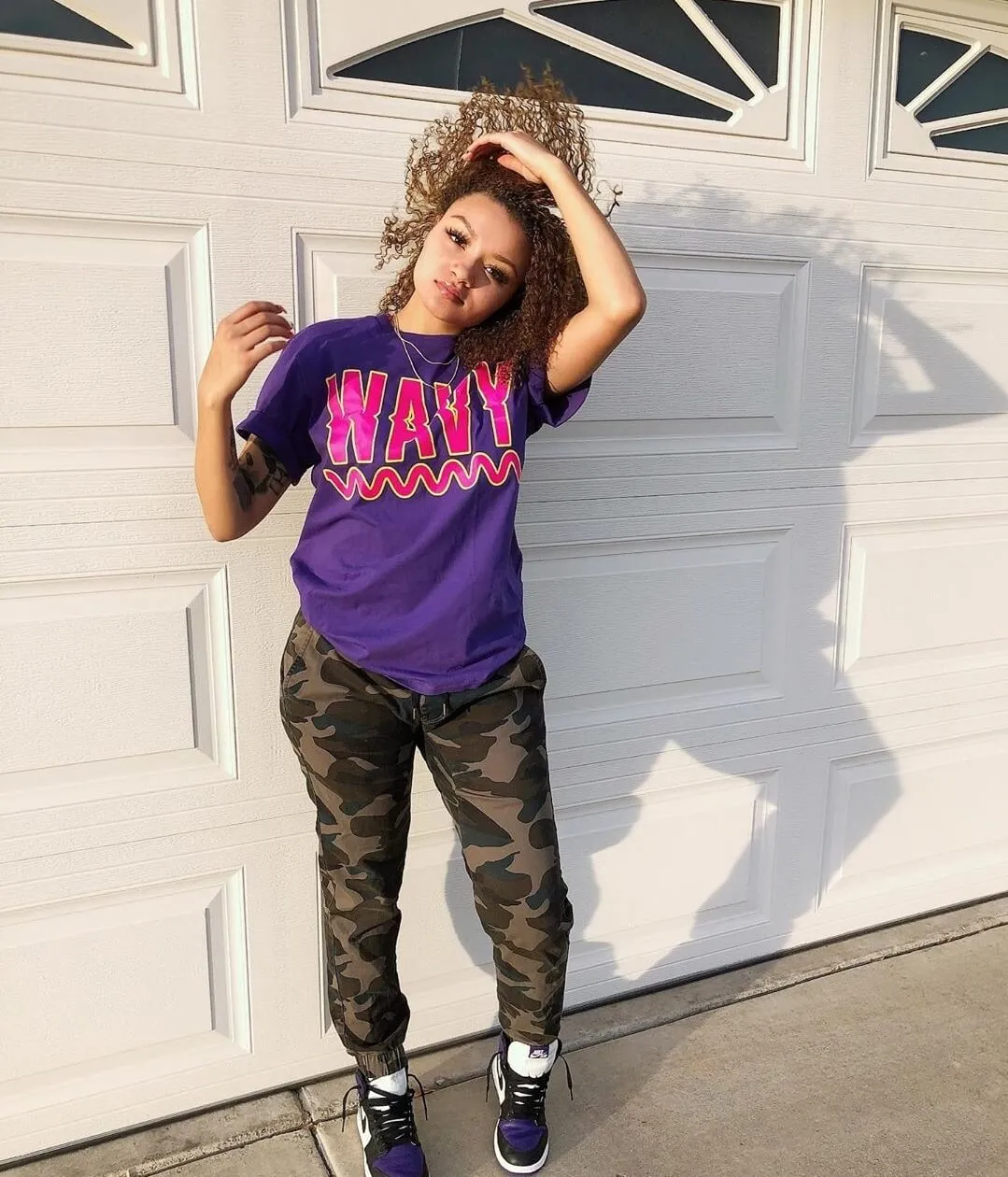Wavy | Purple Tee
