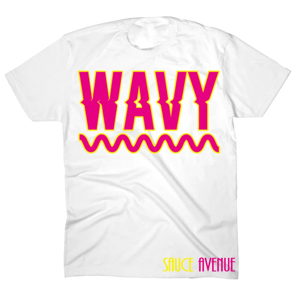 Wavy | White Tee