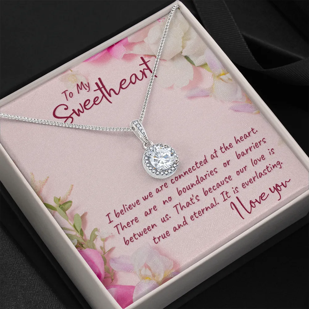 We are connected at the heart-Eternal Hope Necklace for Wife, Girlfriend