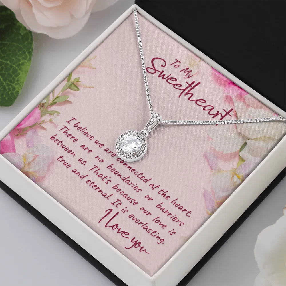 We are connected at the heart-Eternal Hope Necklace for Wife, Girlfriend