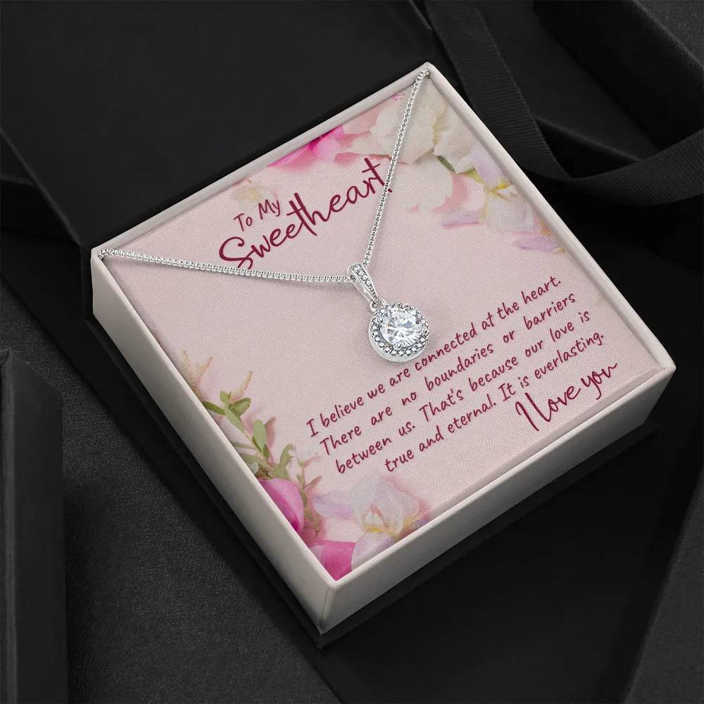 We are connected at the heart-Eternal Hope Necklace for Wife, Girlfriend