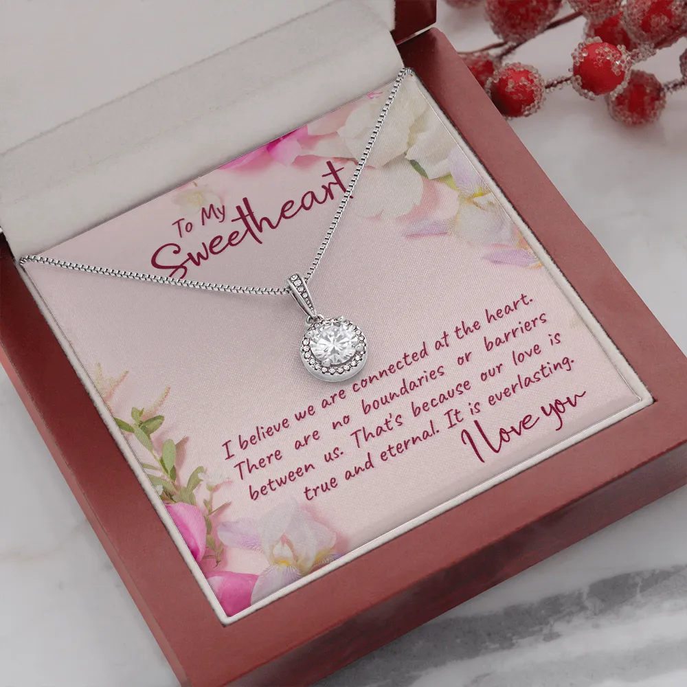 We are connected at the heart-Eternal Hope Necklace for Wife, Girlfriend