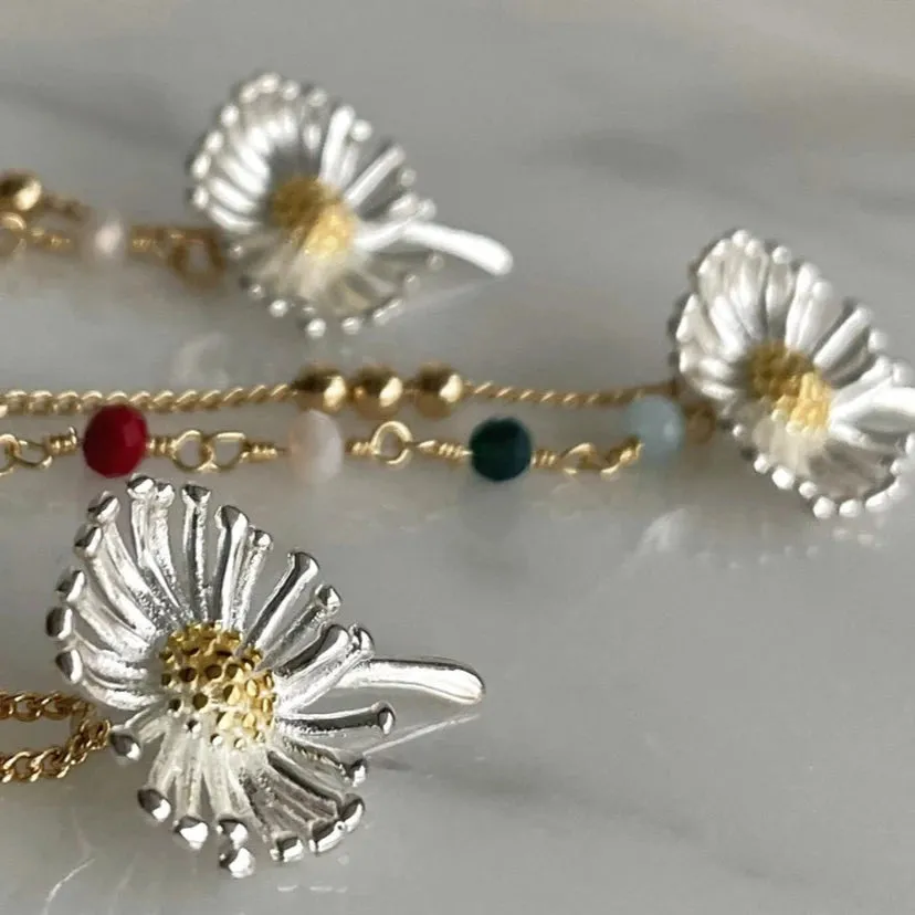 Wilymi Jewelry Co. - Dandelion Charm Necklace (Gold)