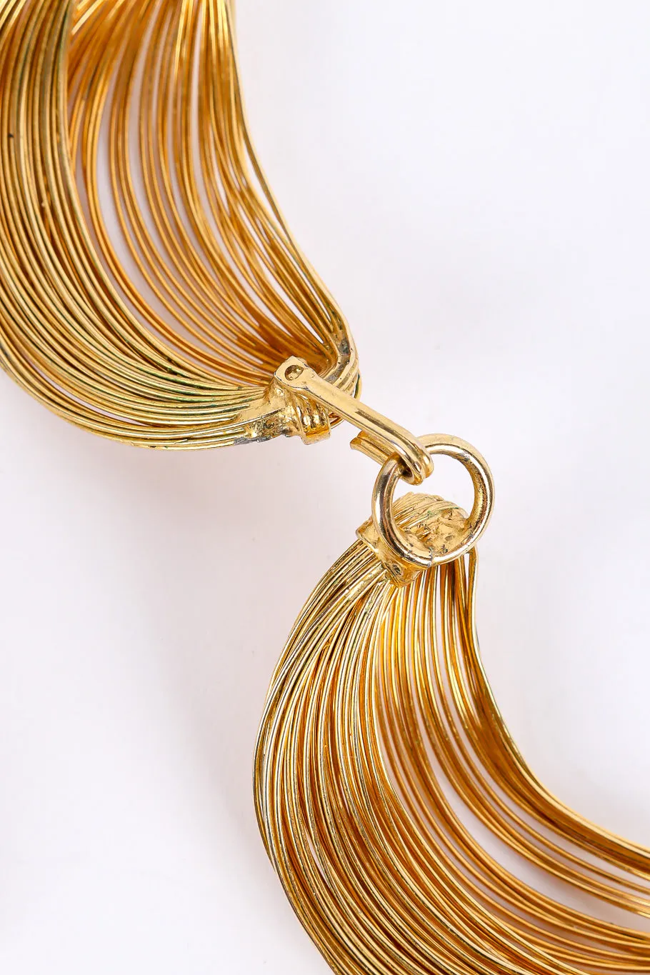 Wire Crescent Collar Necklace