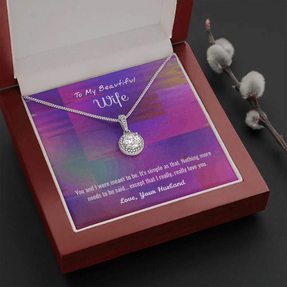 You and I Were Meant to Be - Eternal Hope Necklace Message Card