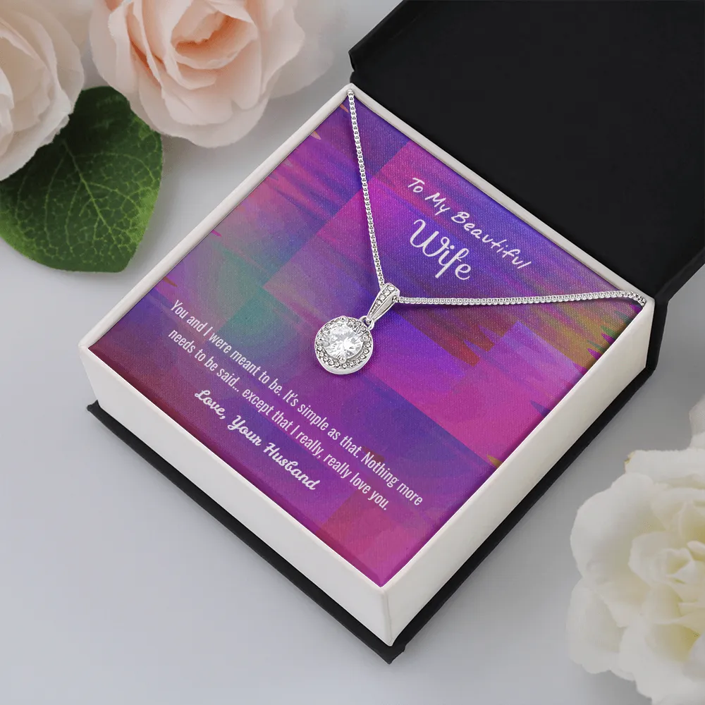 You and I Were Meant to Be - Eternal Hope Necklace Message Card