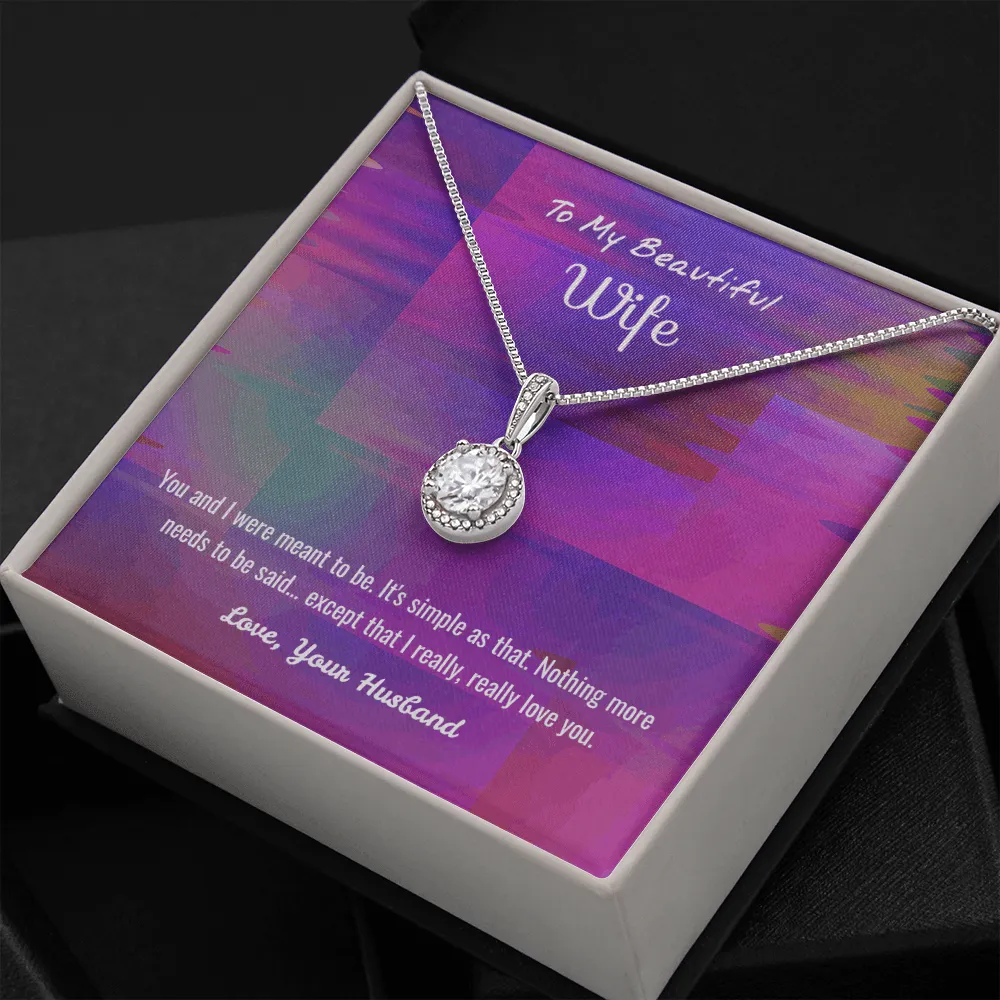 You and I Were Meant to Be - Eternal Hope Necklace Message Card