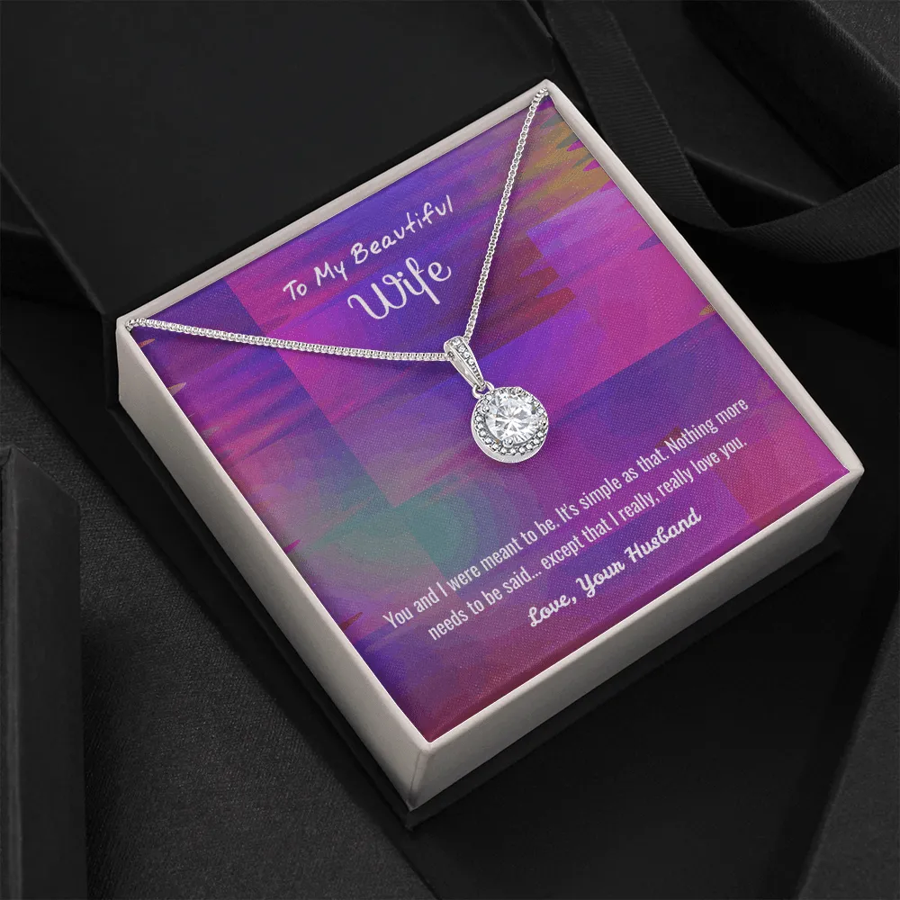 You and I Were Meant to Be - Eternal Hope Necklace Message Card
