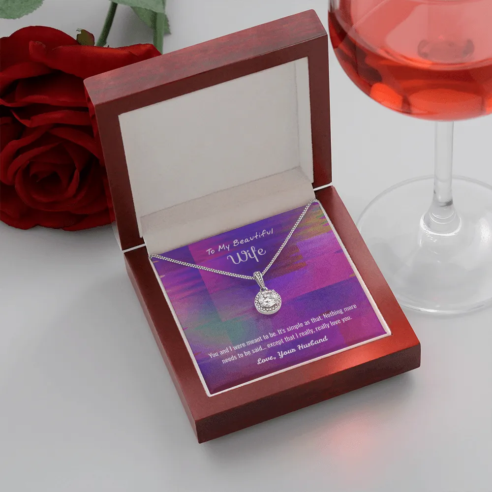 You and I Were Meant to Be - Eternal Hope Necklace Message Card