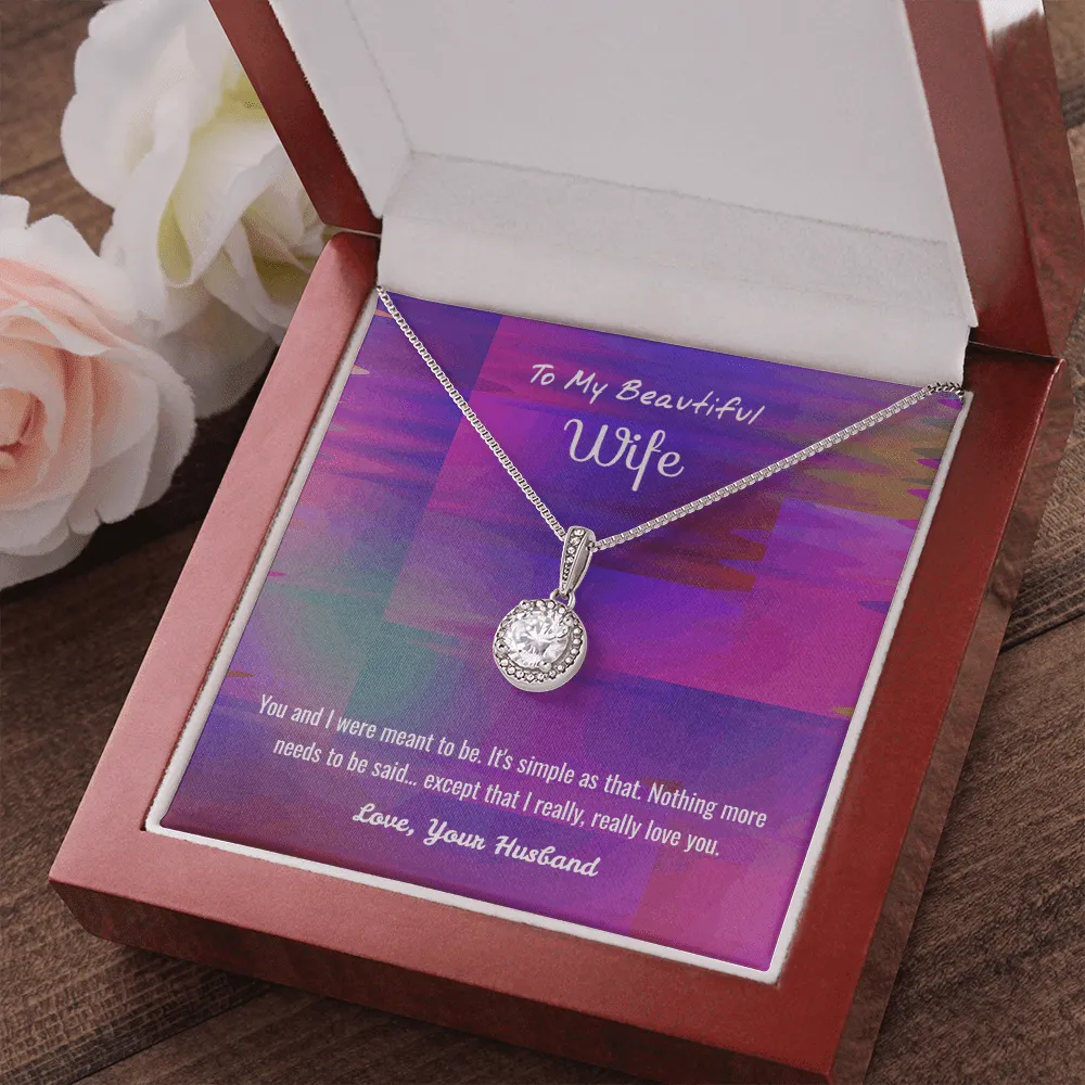 You and I Were Meant to Be - Eternal Hope Necklace Message Card