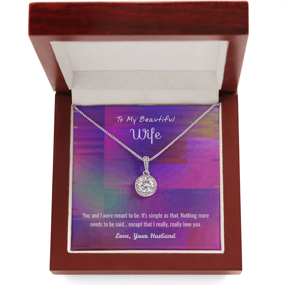 You and I Were Meant to Be - Eternal Hope Necklace Message Card