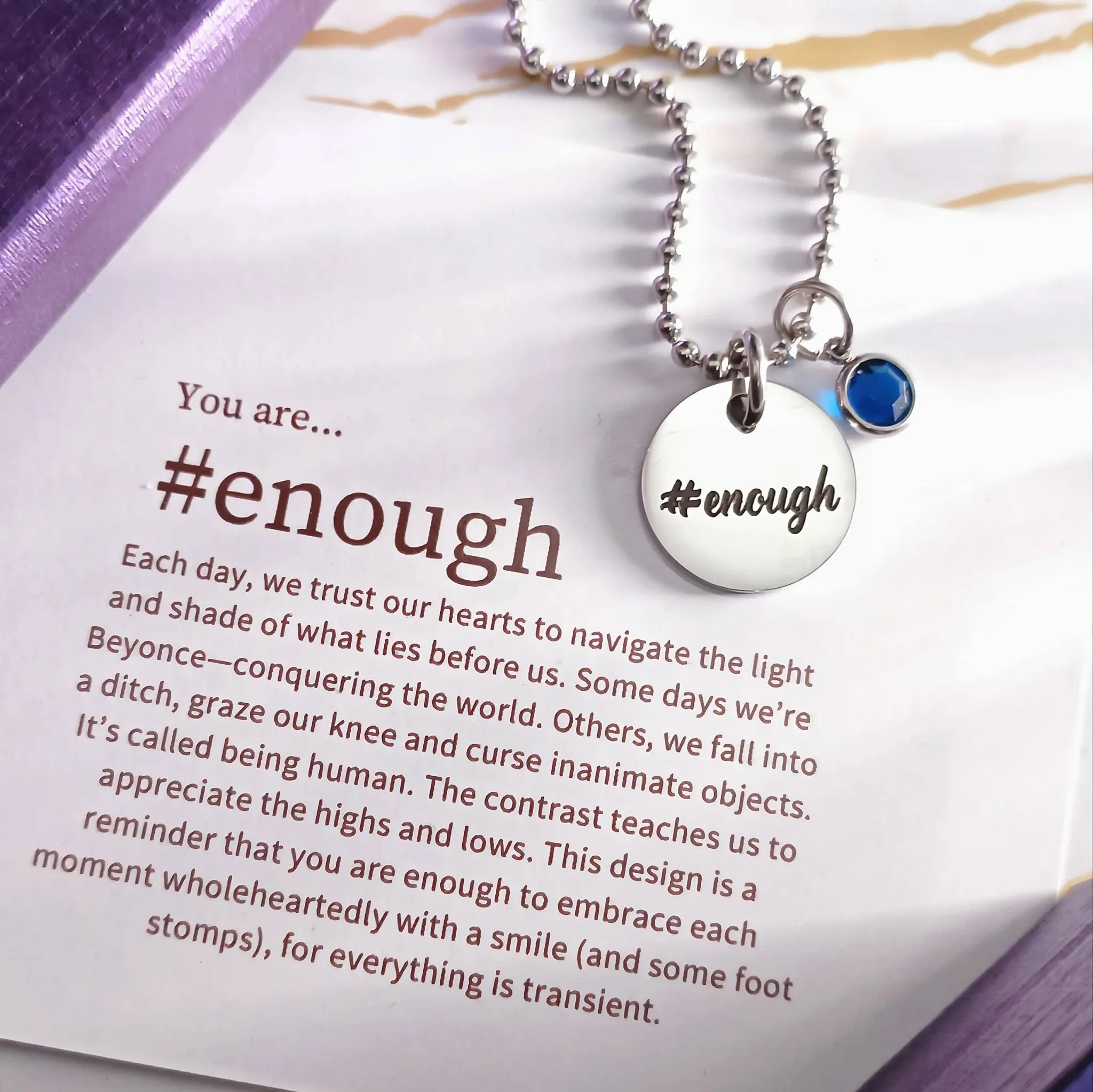 You are #Enough Necklace