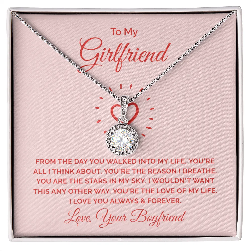 You're all I think about-Eternal Hope Necklace for Girlfriend
