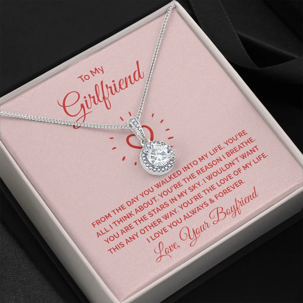 You're all I think about-Eternal Hope Necklace for Girlfriend