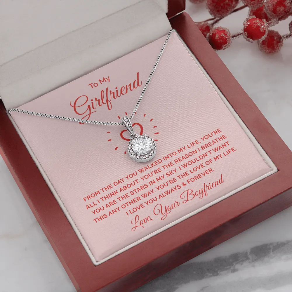 You're all I think about-Eternal Hope Necklace for Girlfriend